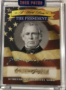ZACHARY TAYLOR HANDWRITTEN WORD FROM THE PRESIDENT POTUS SIGNED LETTER RELIC CUT - Picture 1 of 9