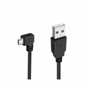G12 USB A Connecteur À Micro B Fiche Adaptateur Après Gauche Coudée Câble 100cm - Photo 1 sur 10