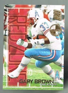 GARY BROWN #518 Oilers / titans red zone 1994 topps stadium club members only - Picture 1 of 1