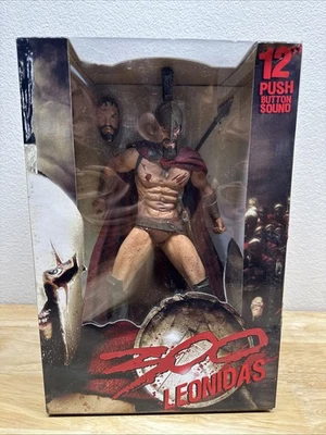 NECA 300 King Leonidas 12"  Deluxe Sound Movie Reel Toys SEALED - Image 1 of 4