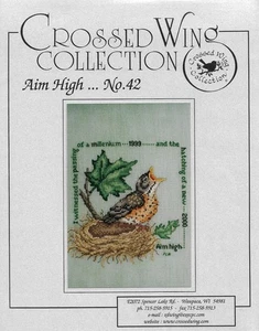 Aim High by Crossed Wing Collection cross stitch pattern - Picture 1 of 1