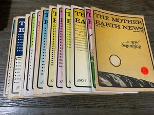 Twelve Vintage Mother Earth News Magazines The First Two Years Number 1-12 - Bild 1 von 15