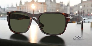 PERSOL PO3341S 24 31 Havana Green 55 mm Unisex Sonnenbrille - Bild 1 von 2