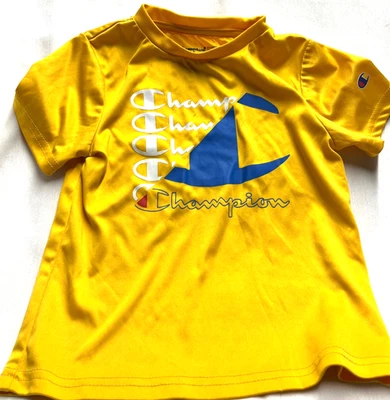 Lote 4353 - Camiseta CAMPEÓN Amarilla Niño - Talla 4T Foto 1 de 2