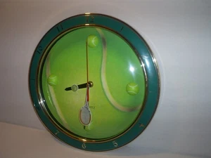 Beautiful Tennis Ball 11.75" Wall Clock - Picture 1 of 3