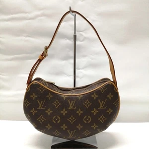 LOUIS VUITTON M51510 Pochette Croissant Shoulder Bag Monogram Used - Picture 1 of 20