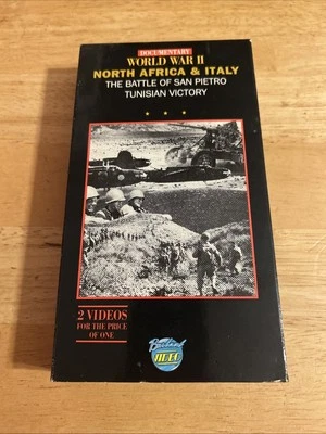 World War II North Africa & Italy VHS The Battle Of San Pieter Tunisian Victory - Image 1 of 2