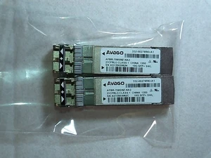 X2 Avago AFBR-709SMZ-NA2 SFP+ 10G Used [A01] - Picture 1 of 2