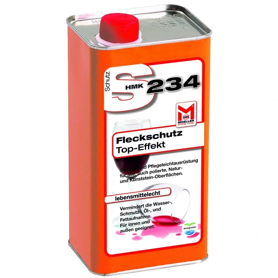 HMK S234 Fleckschutz Top-Effekt 250ml Marmor, Granit, Naturstein Imprägnierung - Bild 1 von 1