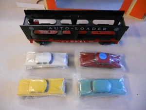 Lionel 6414 Evans Auto Loader Car mit 4 Premium Autos - Bild 1 von 7