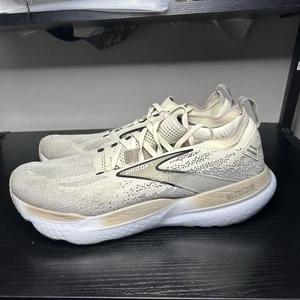 Brooks Glycerin Stealthfit 21 Womens 11.5 Shoes Beige 1204101B108 Running - Picture 1 of 14
