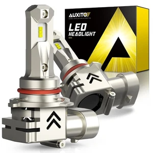 AUXITO 9005 HB3 LED Headlight 12000LM Super White Light High Beam Bulb 6000K 10s - Picture 1 of 9