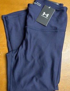 Neu mit Etikett Under Armour ~ Damen-Capri-Kompressionsleggings mit hohem Bund ~ blau ~ Gr. M - Bild 1 von 6