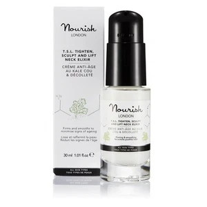 Nourish London TSL Stringere Scolpire e Sollevare Elisir Collo 30ml 79% Biologico - Foto 1 di 1