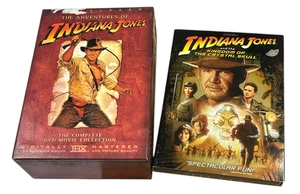 Abenteuer von Indiana Jones Trilogie & Königreich Kristallschädel Breitbild DVD Set - Bild 1 von 7