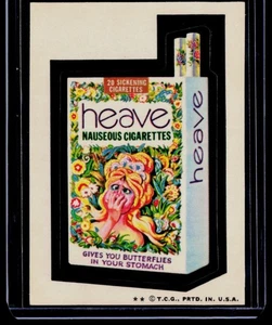 1973 Topps Wacky Packages Series 4 Heave Cigarettes ***TOP*** - Bild 1 von 2