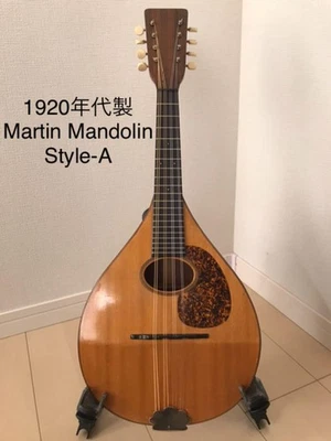 Mandolin Martin Style-A 自然 1920 平底带软壳保护壳 — 第 1/4 张图片