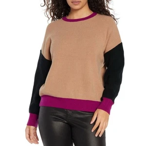 Express Damen Rundhals Langarm Relaxed Fit Strickpullover Mehrfarbig XS - Bild 1 von 9