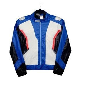 Overwatch Soldier 76 Faux Leather Cosplay Costume Jacket Adult Medium Video Game - Picture 1 of 14