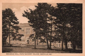Residence Hall State Teachers College Maryville Mo. Vintage Postcard - Picture 1 of 2
