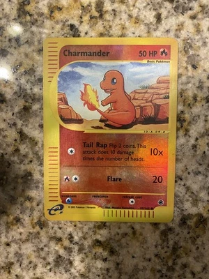 Pokemon Card TCG Expedition Charmander 97/165 Reverse Holo Rare LP/MP  - Image 1 of 2