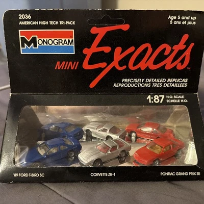 Monograma Mini-Exacts 1:87 American High Tech Tri-Pack Nuevo Foto 1 de 4