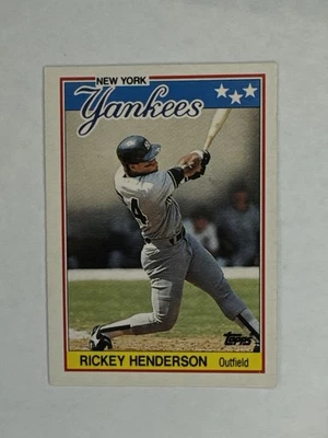 1988 Topps United Kingdom Minis - Rickey Henderson #31 - Image 1 of 2