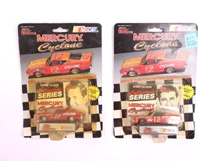 VTG 2 PACK RACING CHAMPIONS BOBBY ALLISON MERCURY CYCLONE Red Diecast Car Toy - Picture 1 of 6