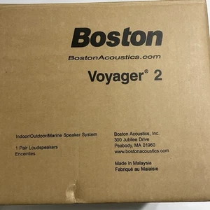 Coppia altoparlanti Boston Acoustics Voyager 2 bianchi interni esterni MARINE NOB - Foto 1 di 11