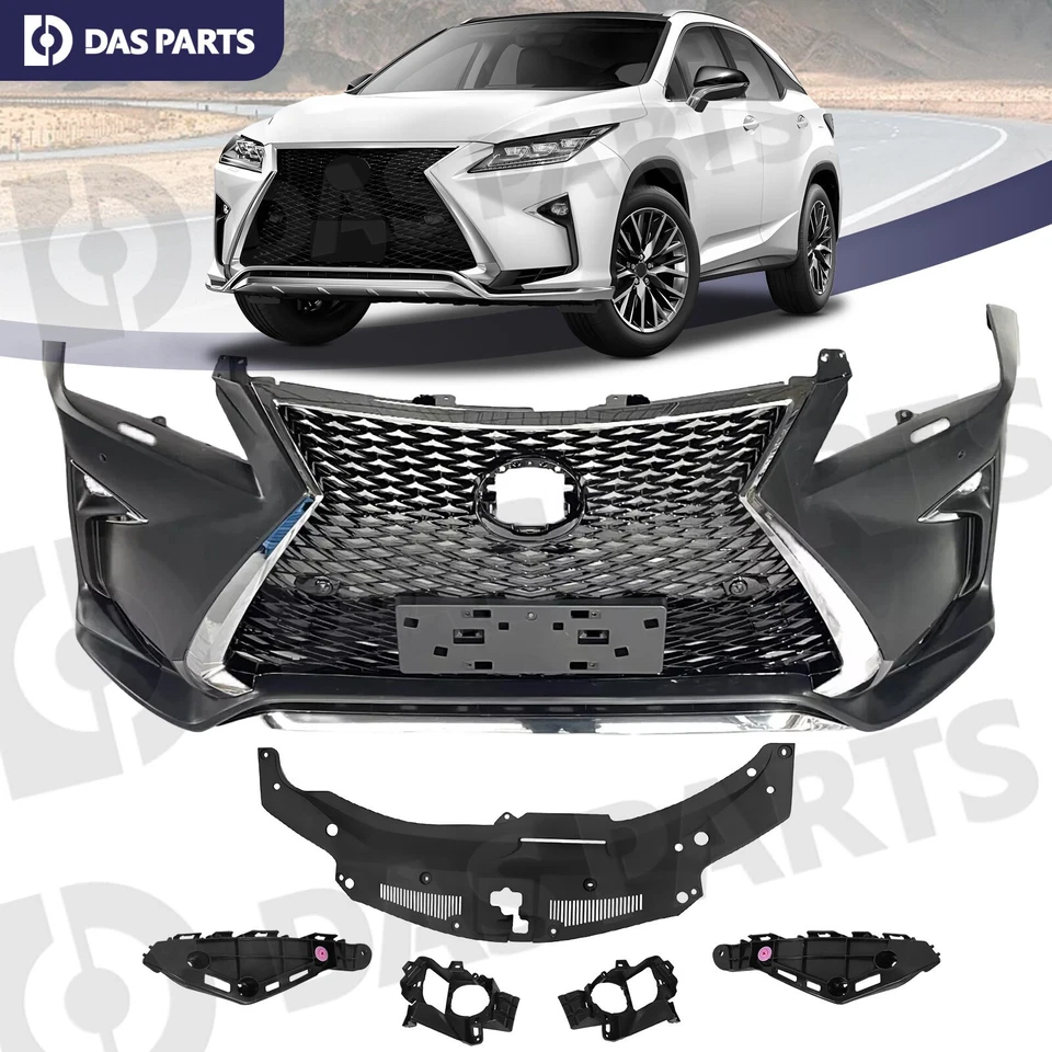 Front Bumper Cover Fog Lights Assembly For 2016-2019 Lexus RX350 RX450h F Sport - Image 1 of 4