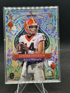 Wild Card 5 Card Draw Stacked Deck Gunner Stockton /3 UGA Bulldogs Ace Spades - Picture 1 of 2
