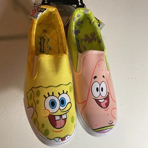 SpongeBob Schwammkopf & Patrick Slipper Freizeit Turnschuhe Größe 11 - Bild 1 von 4