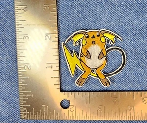 Pokemon Raichu Embroidered Iron / Sew On Patch - Picture 1 of 1