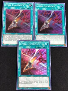 YUGIOH CIBEREMERGENCY GEIM-EN042 1ST SUPER X3 CASI NUEVO - Imagen 1 de 1