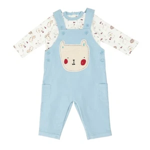 Hello World Kids W B Dung Outft Bb44 Dungarees - Picture 1 of 6