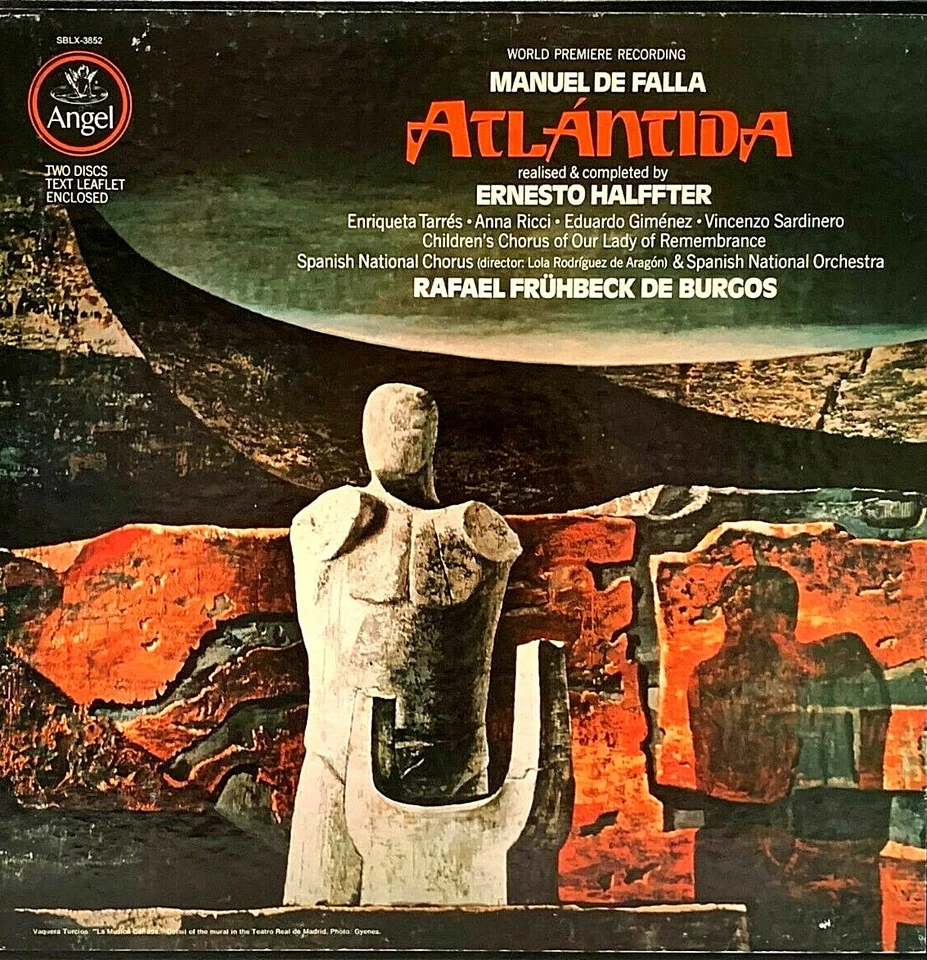 FALLA "ATLANTIDA" (TARRES/RICCI) (SPANISH NAT) QUAD 2 LP PREMIUM USED LP (NM/EX) - Image 1 of 1