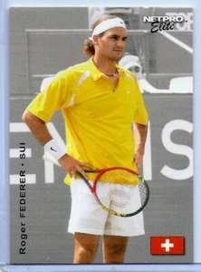 ROGER FEDERER 2003 "1ST EVER PRINTED" NETPRO ELITE TENNIS ROOKIE CARD #RF-2!  - Picture 1 of 2