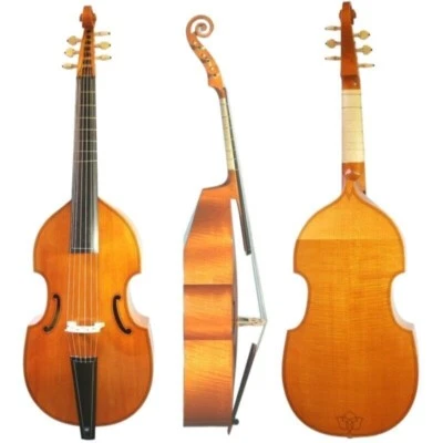 Baroque Style SONG profession maestro 6 string 27" viola da gamba, sweet tone - Image 1 of 4