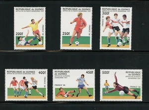 T481 Guinea 1997 football soccer 6v. MNH - Picture 1 of 1