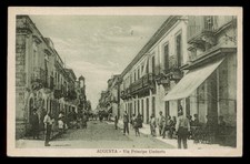 cartolina AUGUSTA via principe umberto