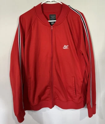 Chaqueta de chándal American Eagle talla XL para hombre AE Active roja Foto 1 de 3