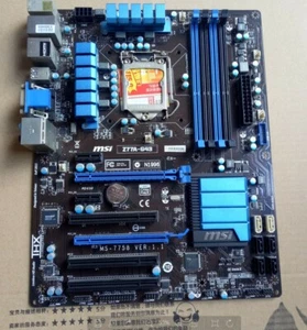 Placa madre de escritorio MSI Z77A-G43 MS-7758 Intel Z77 LGA1155 DDR3 ATX N1996 HDMI - Imagen 1 de 3