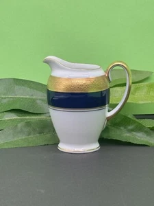 Rosenthal Milchkännchen AIDA Kobalt Gold Ätzkannte NEU RAR - Bild 1 von 5