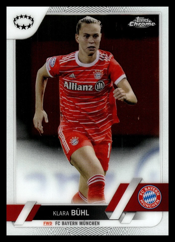 2022-23 Topps Chrome UEFA Women's Champions League - #27 Klara Buhl - Image 1 of 1