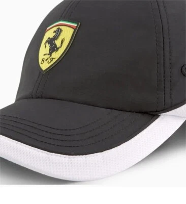 Gorra de béisbol PUMA Scuderia Ferrari, ajustable, negra, ORIGINAL  Foto 1 de 4