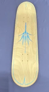 1 of a Kind - Painted Pinstripe Skateboard Deck - Famous Pinstripe Artist -SALE - Bild 1 von 3