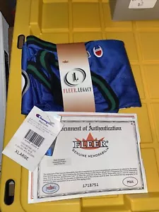 Nuova maglia gioco Fleer Wally Szczerbiak 2000-01 replica automatica /400 COA L/E Legacy - Foto 1 di 2