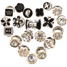  20 PCS Alloy Brooch Collar Pin Cover up Button Vintage Buttons
