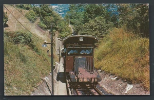 Penang Hill Railway Tram running down Malaysia 50s - Picture 1 of 1