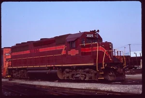 Original Rail Slide - CMNW Chicago, Missouri & Western 3025 Chicago IL 9-5-1987 - Picture 1 of 1